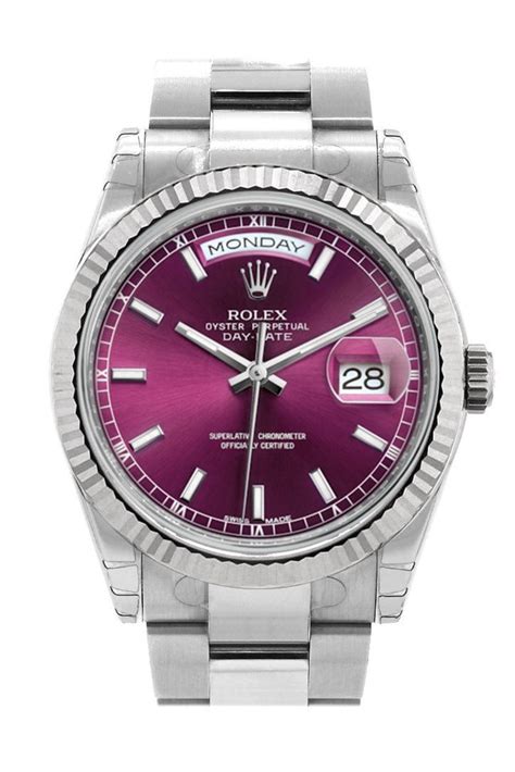 cherry dial rolex day date|rolex 118239 price.